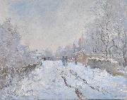 Snow at Argenteuil, Claude Monet